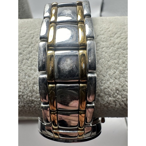 Michael Kors MK3539 Nini Silver Dial Two Tone New Battery 35MM 7" Womens Watch Q - Picture 6 of 10